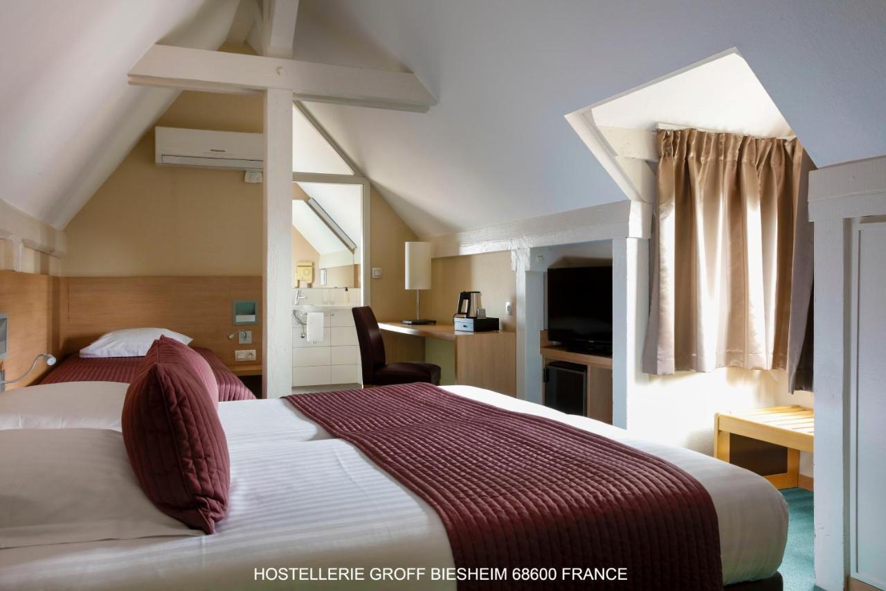Aux Deux Clefs Hostellerie Groff Biesheim Εξωτερικό φωτογραφία